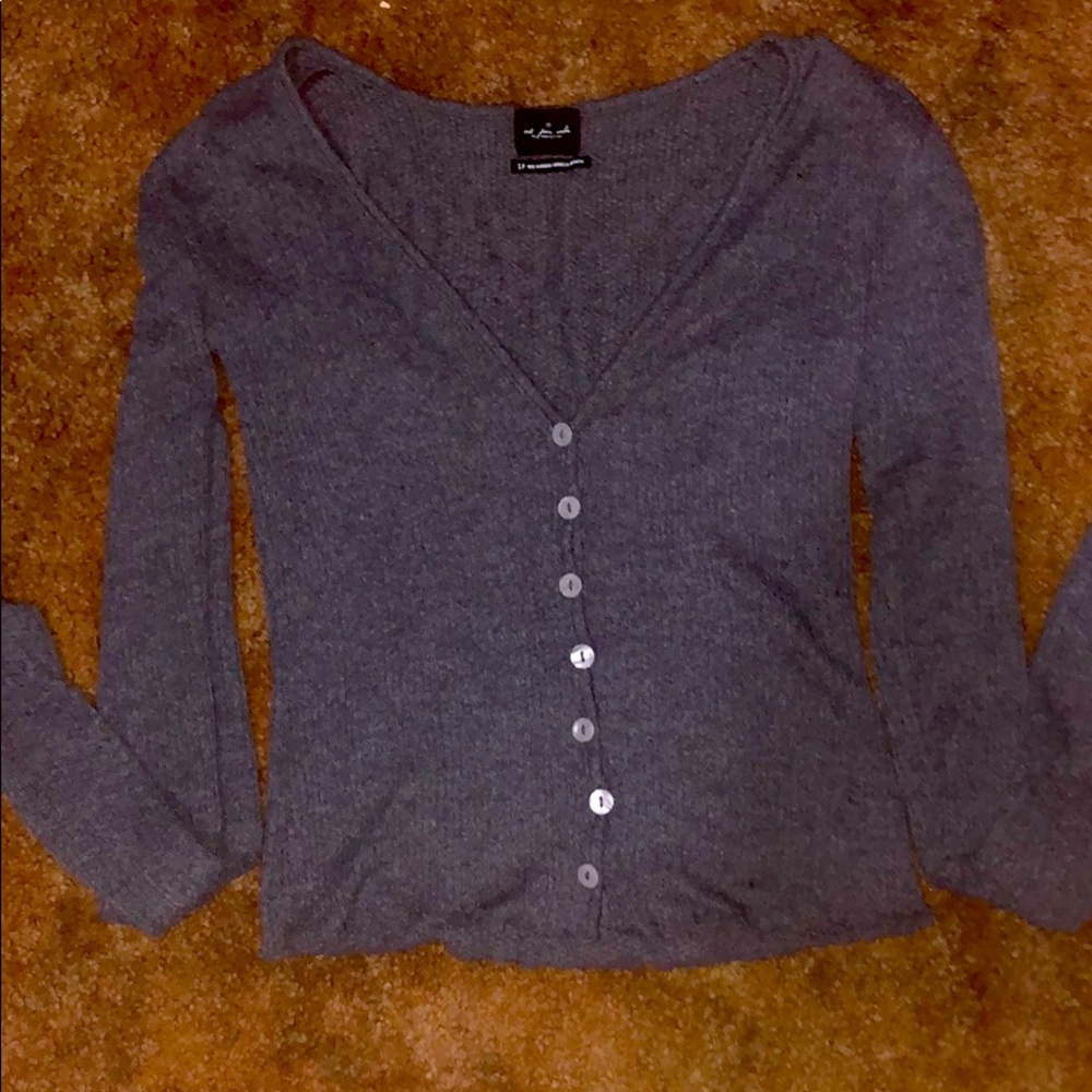 Urban Outfitters Grey Knit Shirt